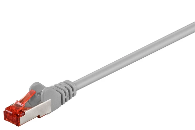 CAT 6 Netzwerkkabel S/FTP; CAT 6-0200 LC S/FTP PIMF GRAU 2m
