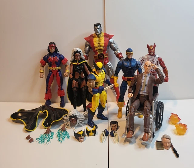 Marvel Legends Retro Giant Size X-Men Lot Of 6 TRU Exc Cyclops Professor X ++