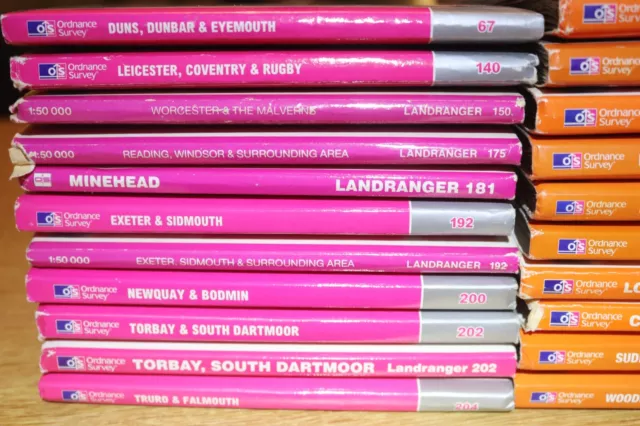 Ordnance Survey Landranger and Explorer Maps