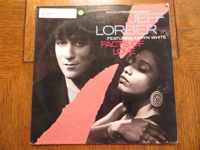 Jeff Lorber Ft Karyn White – Facts Of Love - 1986 - 0-20545 12" Single VG/VG!!!