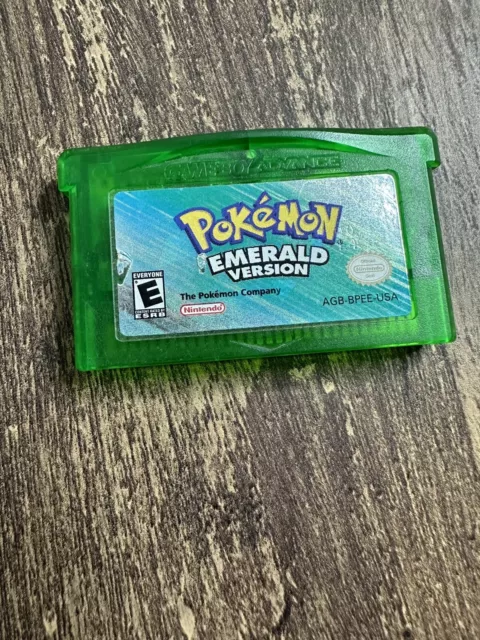 Pokemon Emerald Version (Nintendo Game Boy Advance, 2005) AUTHENTIC! Tested SAVE