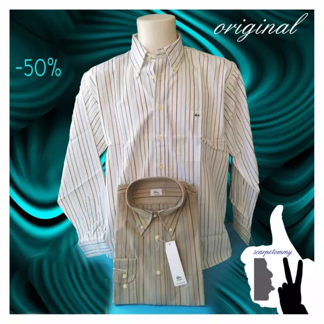 Camicia Lacoste uomo dalla 38 alla 42 -50%  ingrosso 100% cotone  BL