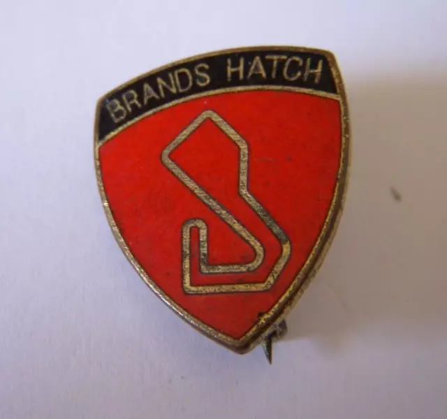 Vintage Brands Hatch Race Circuit Badge - Bikers Badge