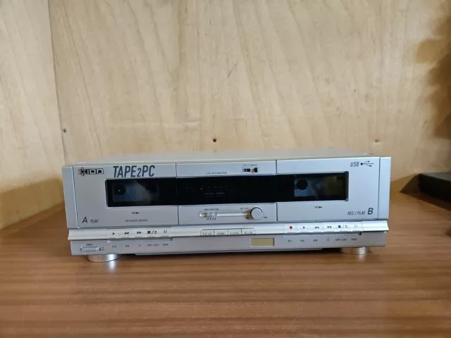 Ion Tape 2 PC USB Cassette Tape Archiver Dual Cassette Deck To Digital Coverter