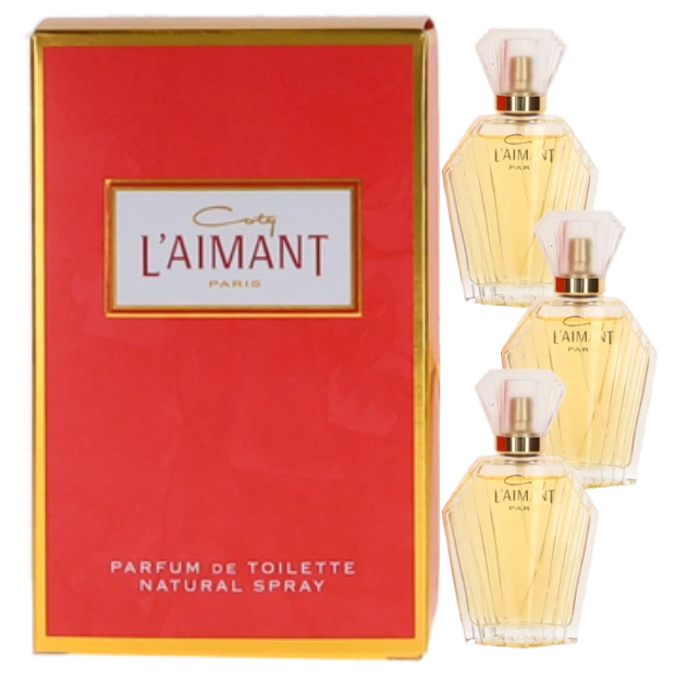L'Aimant Por Coty para Mujer Combo Pack : EDT Spray 151ml (3x1.207ml) Nuevo