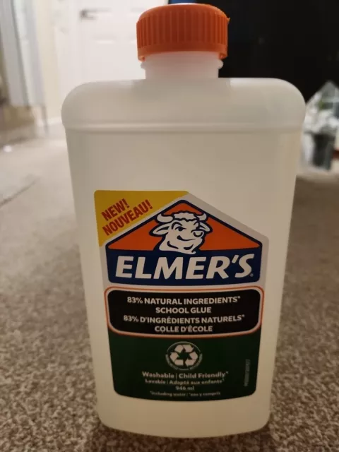 Elmers 946ml flüssiger Schulkleber, waschbar, geeignet für alle Künste und Handwerk