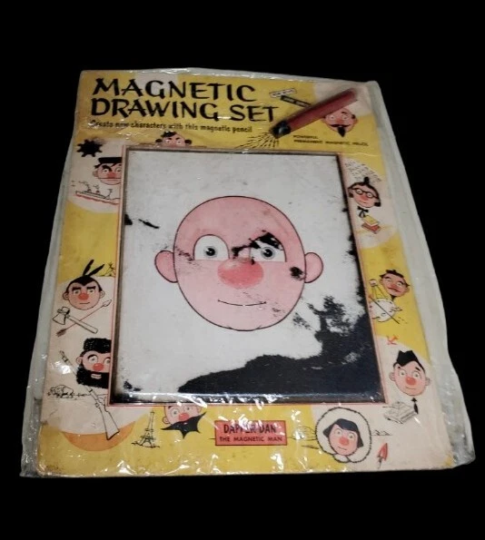 VINTAGE &DAPPER DAN The Man". Drawing Set W/ Pen 34.