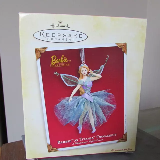 Hallmark Keepsake Barbie as Titania A Midsummer Night's Dream Ornament 2005-NIP