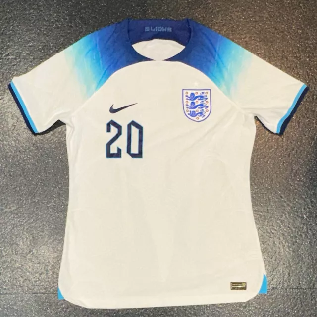 Nike England Player Issue Away Football Shirt - Large - No 20 - Printed Wash Lab