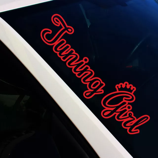 AUTOCOLLANT PARE-BRISE TUNING Girl Flakes argent hologramme sticker tuning  FS134 EUR 9,99 - PicClick FR