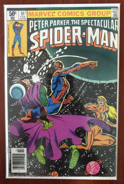 Marvel Comics Group Peter Parker The Spectacular Spiderman #51 1981