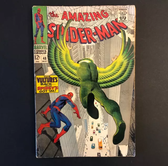 Amazing Spider-Man #48 Marvel Comics 1967 1St Appearance Of New Vulture