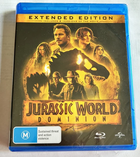 JURASSIC WORLD Dominion DVD Bluray Region ABC Brand New Sealed £17