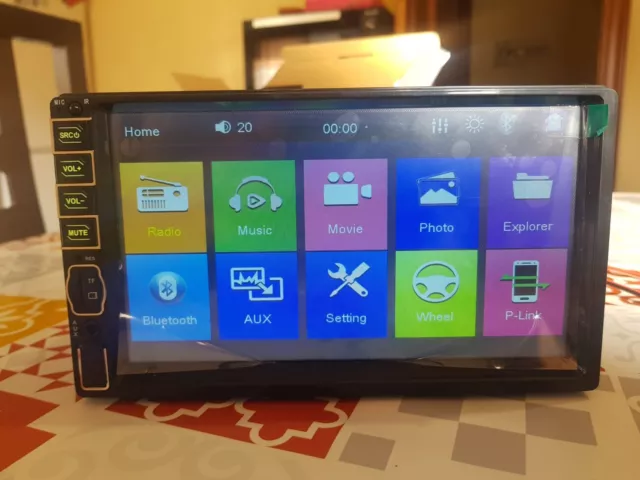 CAR MP5 Radio,Bluetooth,USB,Carplay 1DIN pantalla 2DIN
