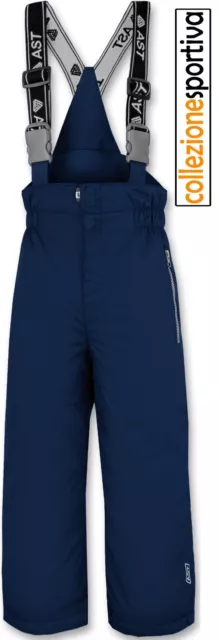 PANTALONI DA NEVE SCI BAMBINO/BAMBINA ASTROLABIO AST -YG9S-956 col.blu