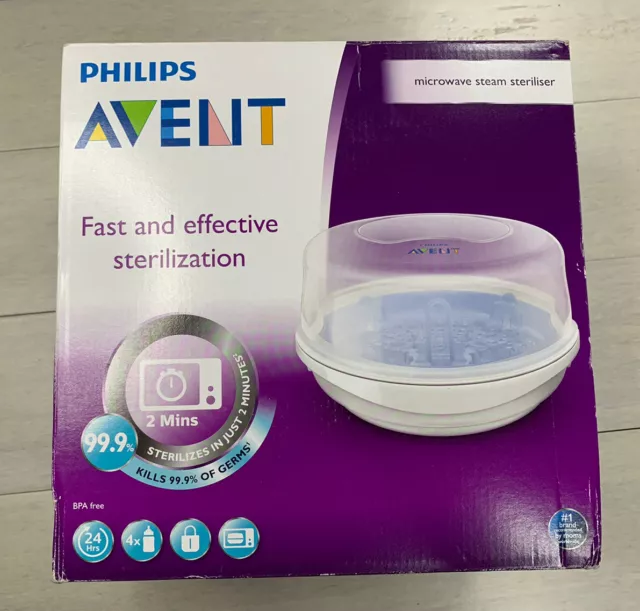 Philips AVENT SCF281/05 Microwave Steam Sterilizer for Baby Bottles