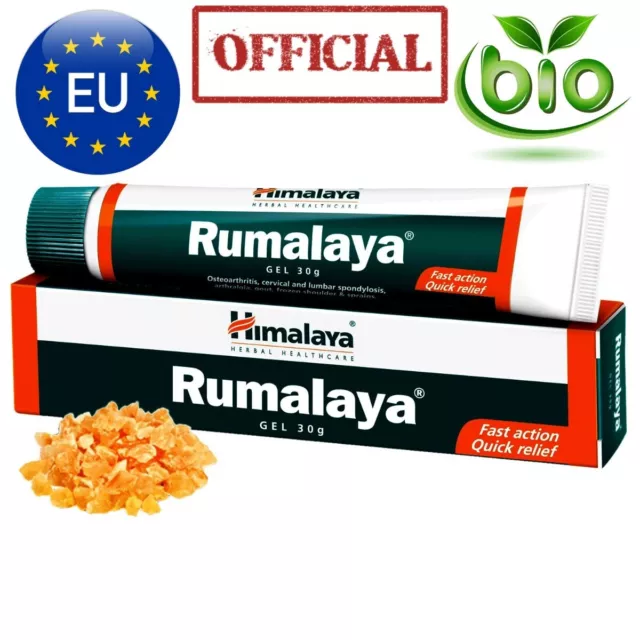 Himalaya Rumalaya Gel OFICIAL Exp2026 30 g alivia dolor articular y óseo