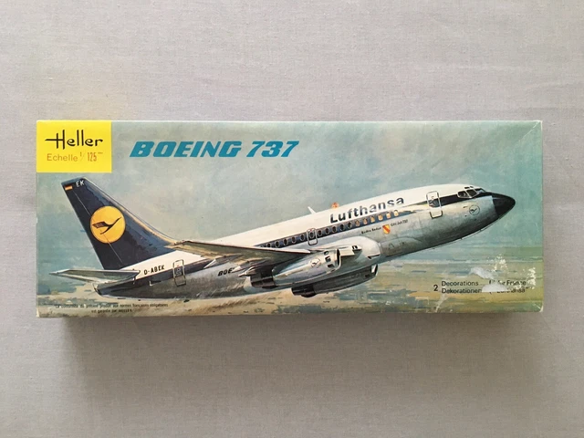 Maquette Boeing 747 – Heller – Échelle 1/125 – Avion Non Militaire – Neuf