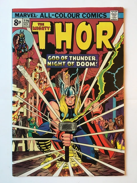 The Mighty Thor #229 VFN+ (8.5) MARVEL ( Vol 1 1974) 1st app Shade Thralls