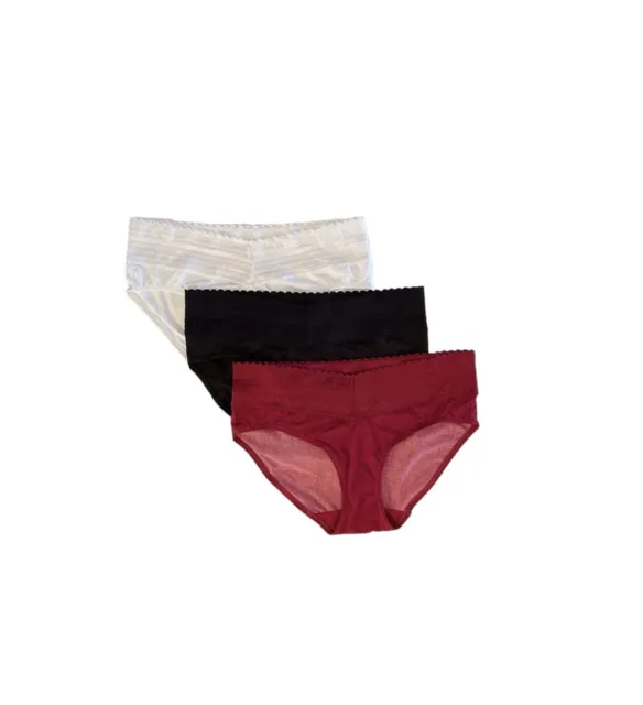 3-Pack Hipster Panties WARNERS Women’s Brand New Comfort