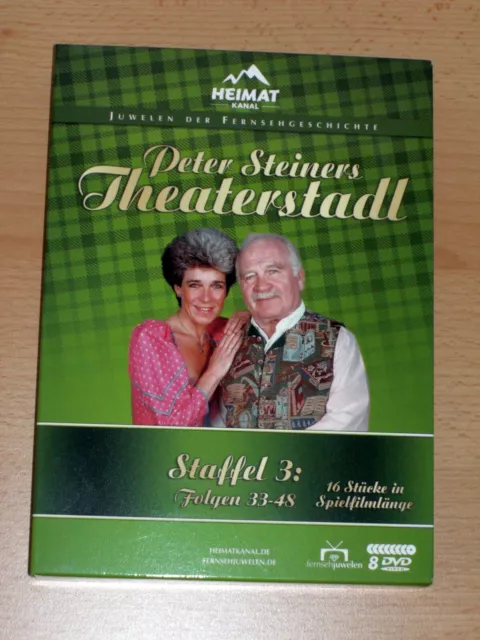 Peter Steiners Theaterstadl Staffel 3: Folgen 33 bis 48 (8 DVD) - Neuwertig!