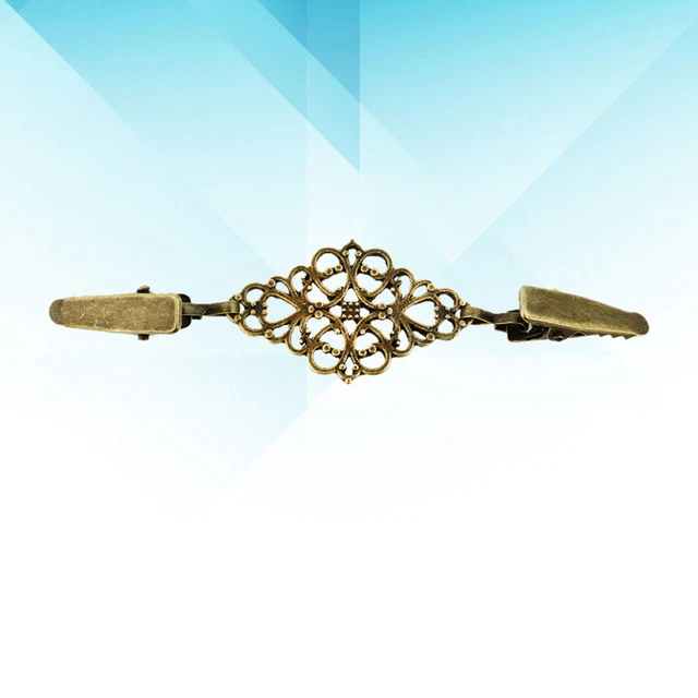 Hohle Schalclips Aus Legierung Perle Frauen Pullover Fräulein Lavalier