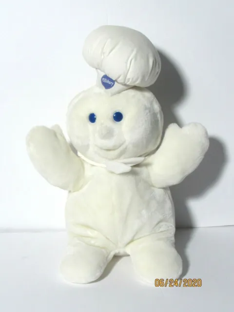 1987 DAKIN PILLSBURY Doughboy Poppin Fresh Puppet Plush 15