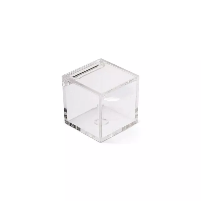 50 SCATOLE BOMBONIERE TRASPARENTI PLEXIGLASS 6x6x6 CM  FCA-PLEX6X6X6-50