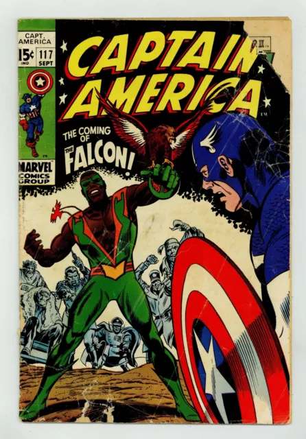 Captain America #117 FR/GD 1.5 1969 1st app. and origin Falcon