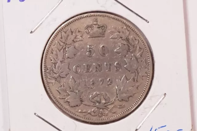 Canada 1872H Fifty 50 Cents Coin !! #MON-805