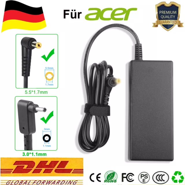 Laptop Ladegerät Netzteil für ACER Aspire Notebook 65w 40w Chromebook Ladekabel