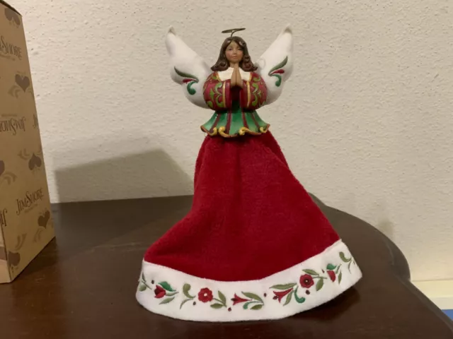 Jim Shore Heartwood Creek Angel Christmas Tree Topper 2008 # 4011018