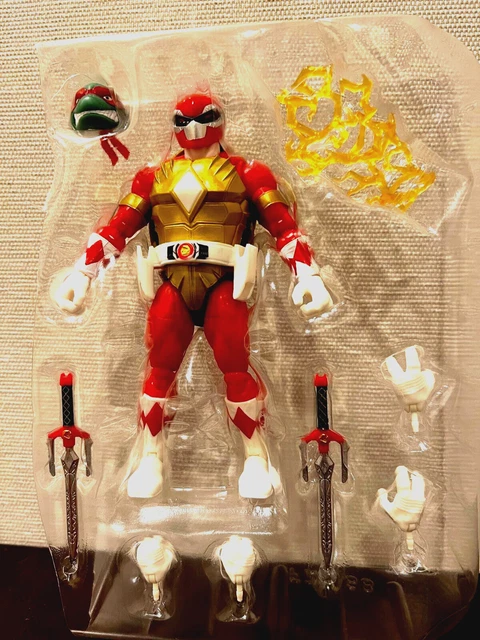 RAPHAEL RED RANGER Power Rangers X TMNT Ninja Turtles Lightning Morphed NO TOMMY