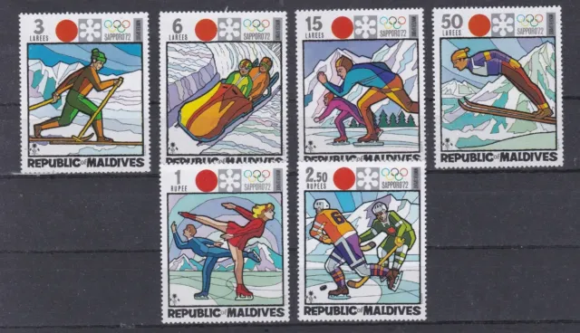 8762 Malediven Olympiade Sapporo 407 - 12A  postfrisch