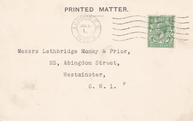 COMMONWEALTH BANK OF AUSTRALIA Wappenlogo 1932 Lagerabteilung. Briefmarkenpostkarte 48688 2