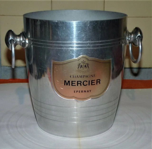 Seau à champagne Mercier en plastique transparent Seau