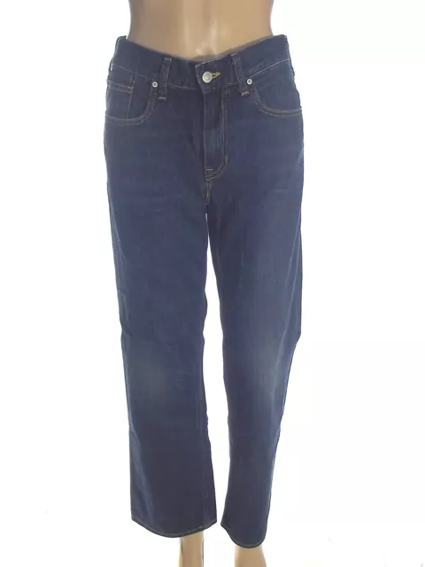 Gap Slouch Jeans Donna Blu Denim Dritto Taglia It 44 W 30 L 30 L Large