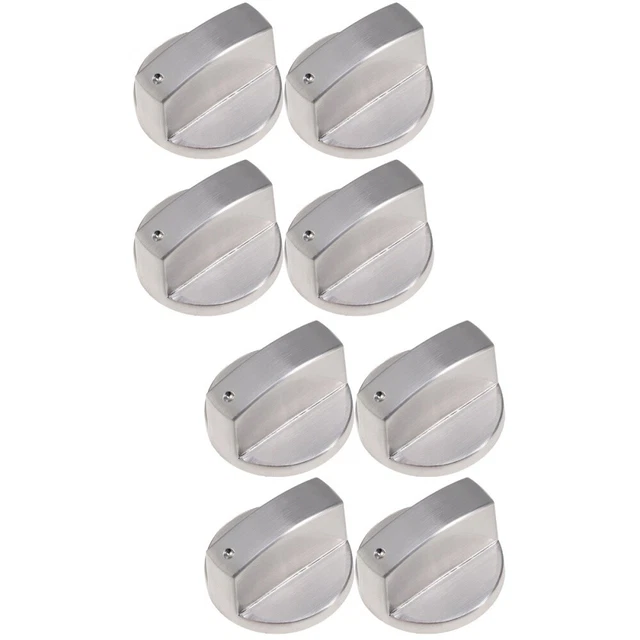 Boutons De Commande Pour Cuisinière Gaz - Lot De 5, Noir, Remplacement Universel - Design Ergonomique, Facile à Installer - 3