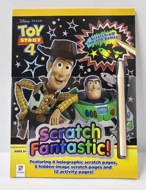 Disney Pixar Toy Story 4 Scratch Fantastic Art Activity Pad *Brand New* Hinkler