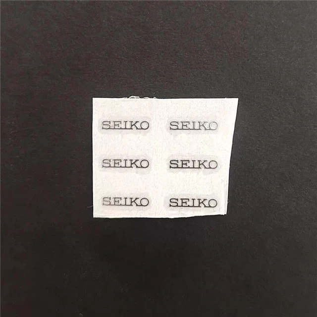 Seiko Rotor Sticker SEIKO DIAL LOGO replacement emblem sticker watch mod BLACK High quality ...