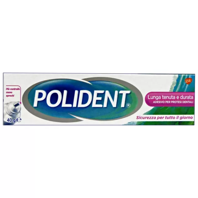 Polident Crema Adesiva X Dentiere 40 Grammi Lunga Durata