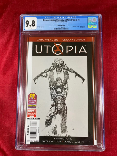 Dark Avengers/Uncanny X-Men #1 Con Variant 8/09 Marvel Comics Cgc 9.8 Disney+