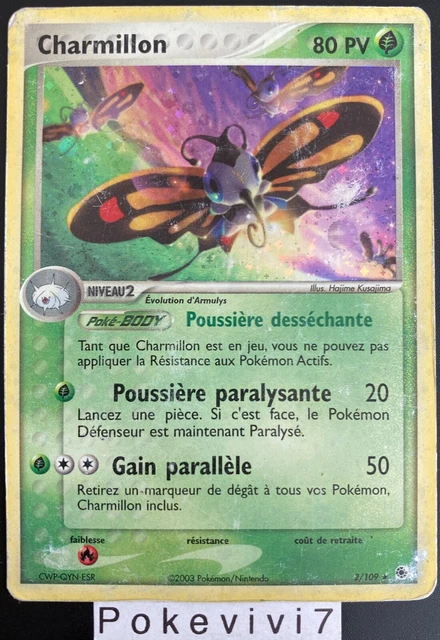 Carte Pokemon CHARMILLON 2/109 Holo Bloc EX Rubis & Saphir FR