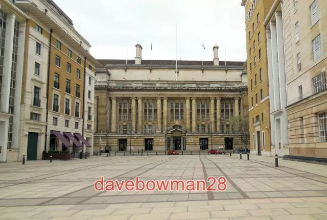 Photo  Rear View Of County Hall Lesser-Known Side Of The Former Greater London A