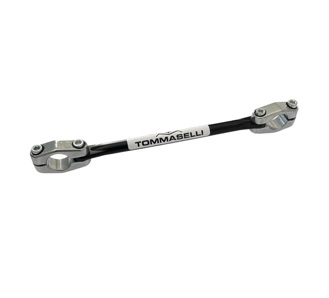 Barre De Renfort Pour Guidon Tommaselli – Piaggio Ciao, Si, Bravo – Renforce La Stabilité, Couleur Noire