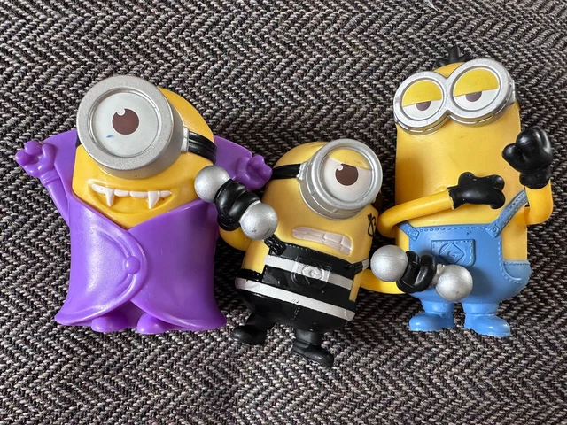 McDonalds Despicable Me Minions Actionfiguren x 3