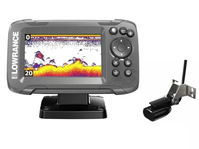 ✅ Lowrance Hook2 4x GPS Bullet, buscador de peces Echolot con transmisor, 000-14015-001✅