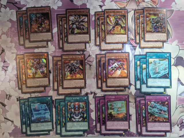 Rescue-Ace Deck Core 36 Cards Supers & Rares Amazing Defenders MZMI YuGiOh