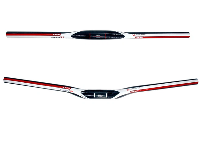 Carbon fiber cycling bicycle MTB road bike 31.8 mm 760 mm rise / flat handlebar