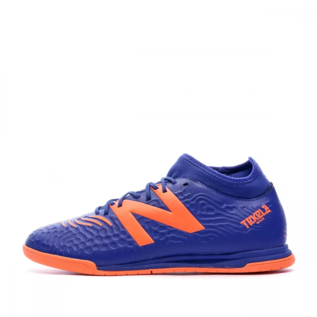 Chaussures de Futsal Bleu/Orange Homme New Balance MST3IBG3